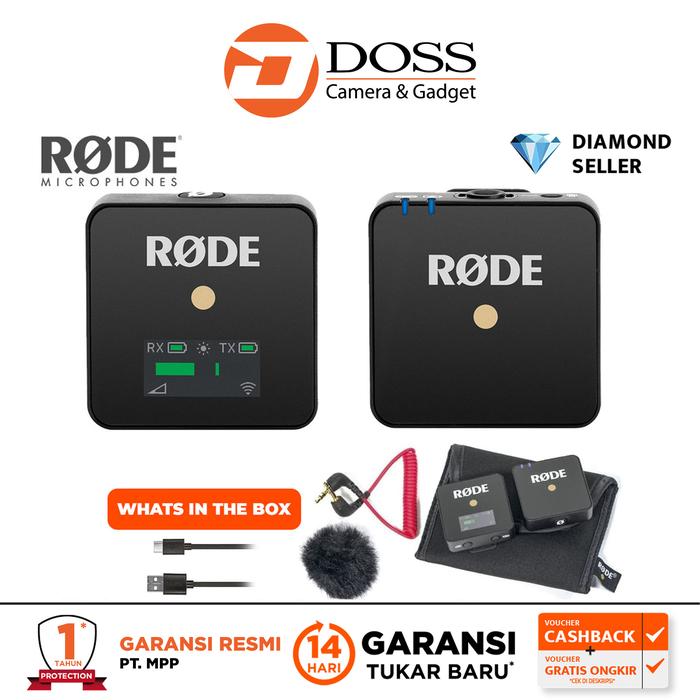 Gambar Rode Wireless GO Compact / Rode Wireless GO / Mic Rode Wireless GO - RODE GO dari DOSS Camera & Gadget undefined Tokopedia