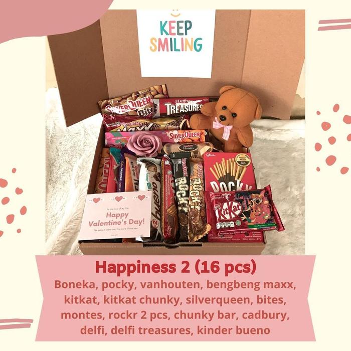Gambar BOX OF HAPPINESS - GIFT COKELAT VALENTINE, KADO COKELAT VALENTINE - Happiness 2, Lainnya dari Smilelife undefined 3 Tokopedia