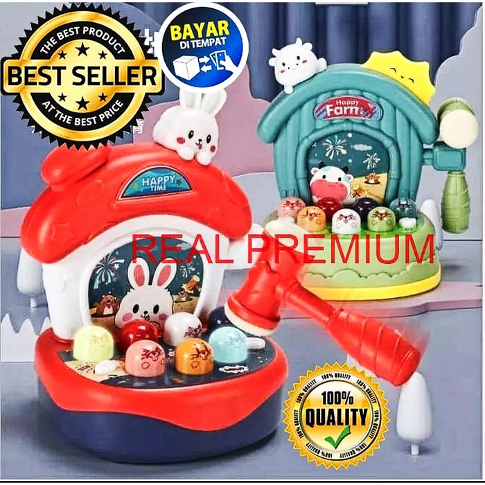 Gambar Mainan HAPPY HAMSTER Mainan Pukul Tikus Edukasi Musik Anak dan lampu dari Rangga three store undefined Tokopedia