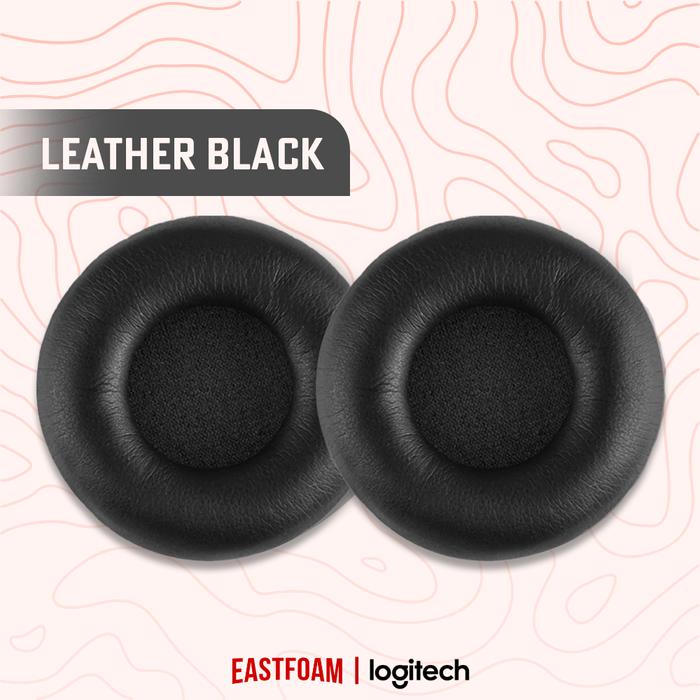 Gambar Earpad Earcup Logitech H390 H600 H609 Foam Busa Bantalan Ear Cushion - Leather Black dari EastFoam undefined Tokopedia
