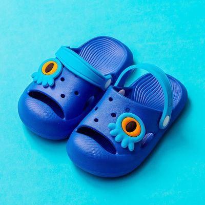 Gambar Korea Sandal Crocs Pop Up Anak Lucu Desain Pelindung Jari Kaki - Biru, 14 dari Cozinaja undefined Tokopedia