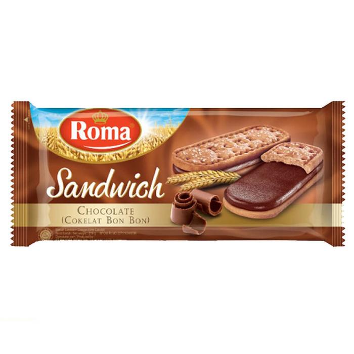 Gambar Biskuit Roma Sandwichi Krim All Variant-Roma Biscuit Sandwich Creme - Krim Cokelat, 189 gram dari Sunjaya Utama Mart undefined Tokopedia