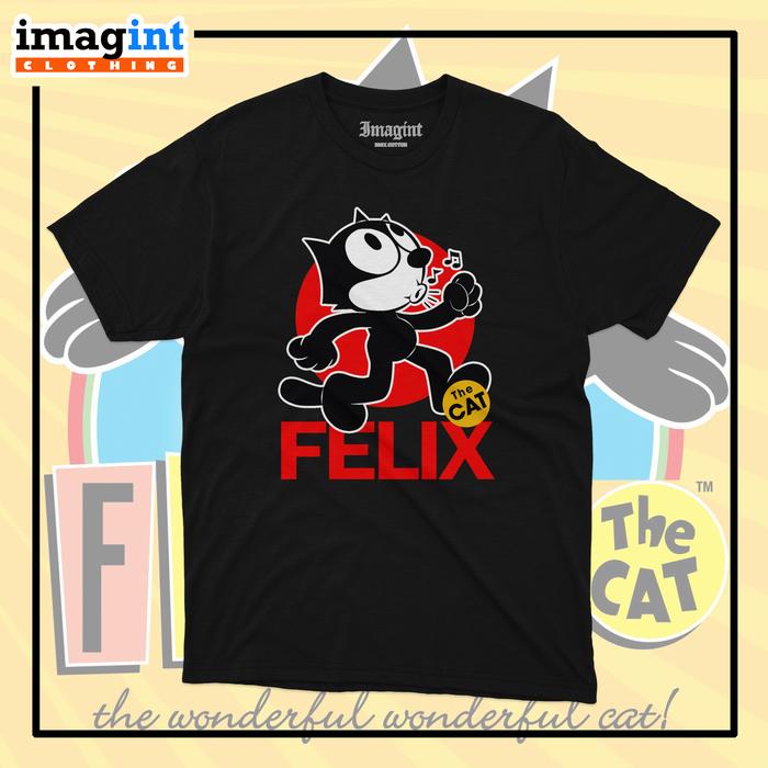 Gambar BAJU KAOS FELIX THE CAT 4 - Hitam, S dari Imagint Clothing undefined Tokopedia