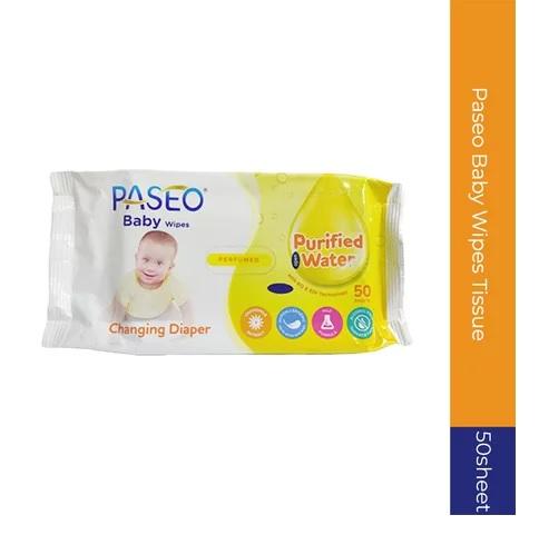 Gambar Paseo Baby Wipes Changing Diaper Purified Water All Variant - Chamomile, 50 Sheets dari Sunjaya Utama Mart undefined Tokopedia