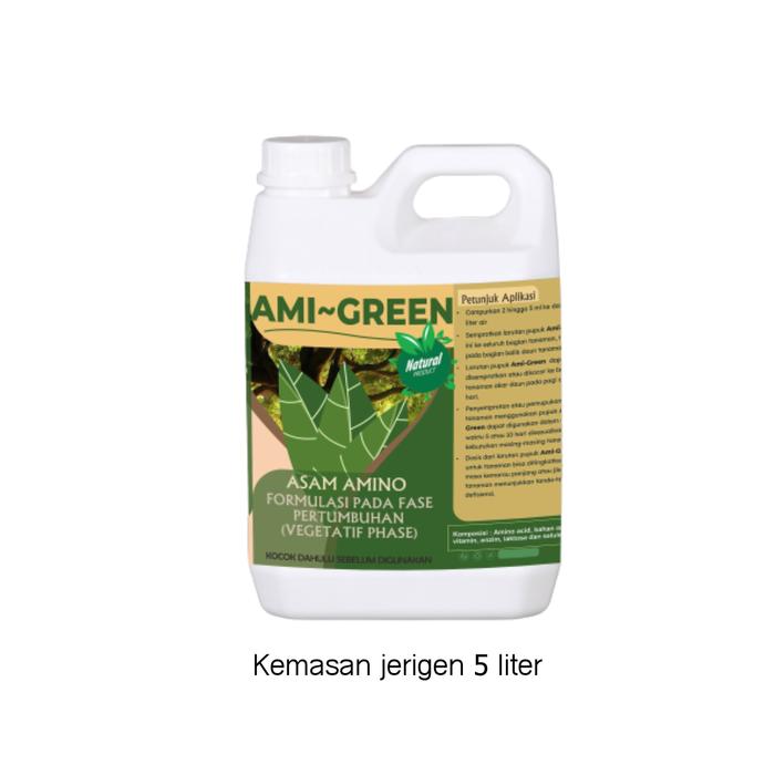 Gambar Pupuk Ami-Green/ Pupuk Asam Amino Vegetatif - 5 liter dari Albayu Natural Tech undefined Tokopedia