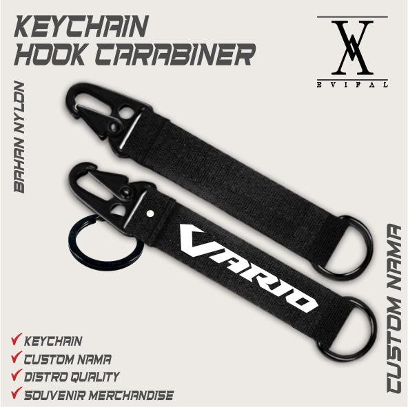 Gambar GANTUNGAN KUNCI -KEYCHAIN SEPEDA MOTOR PREMIUM - AKSESORIS VARIO - Hitam, polos dari Evifal_NEW undefined Tokopedia
