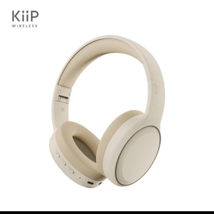 Gambar KiiP wireless TH30 Headphone Bluetooth Headset - Beige dari Berkah IndoTech undefined Tokopedia