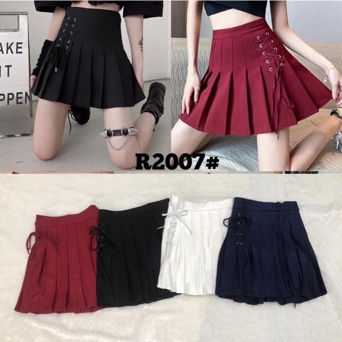 Gambar Skort Real Pic 2007 Rok Celana Rokcel Import Maroon Putih Hitam Navy dari Gabriella Tokopedia undefined Tokopedia