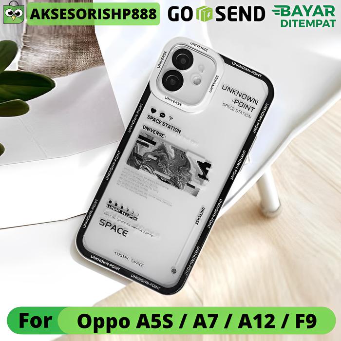 Jual Case Oppo A5S F9 A7 A12 Casing Softcase Silikon Motif Space