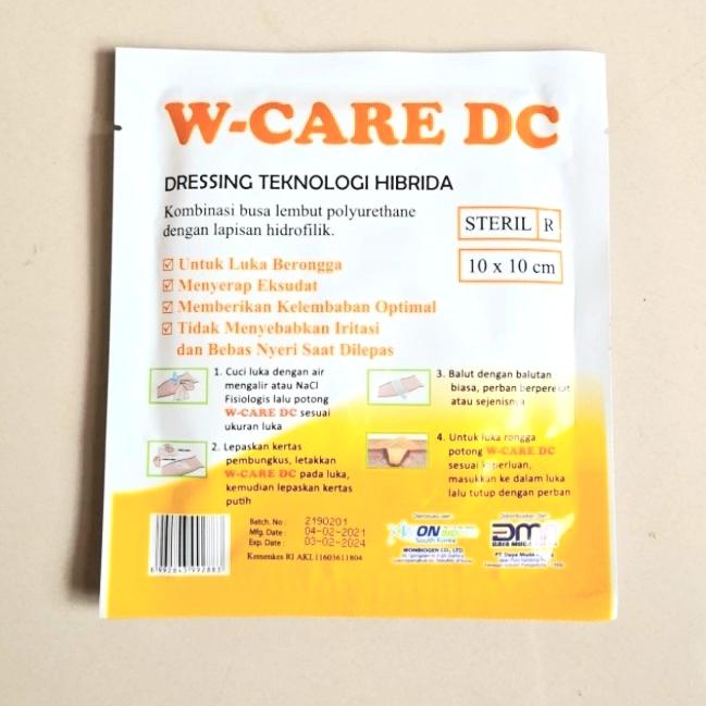 Gambar W-CARE DC Dressing Teknologi Hibrida Perban Luka Diabetes WE-CARE AH - WE CARE DC dari NusantaraMed undefined Tokopedia