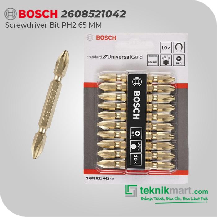 Bosch Double Ended Screwdriver Bit Mata Obeng PH2 45/65/110MM 65 MM