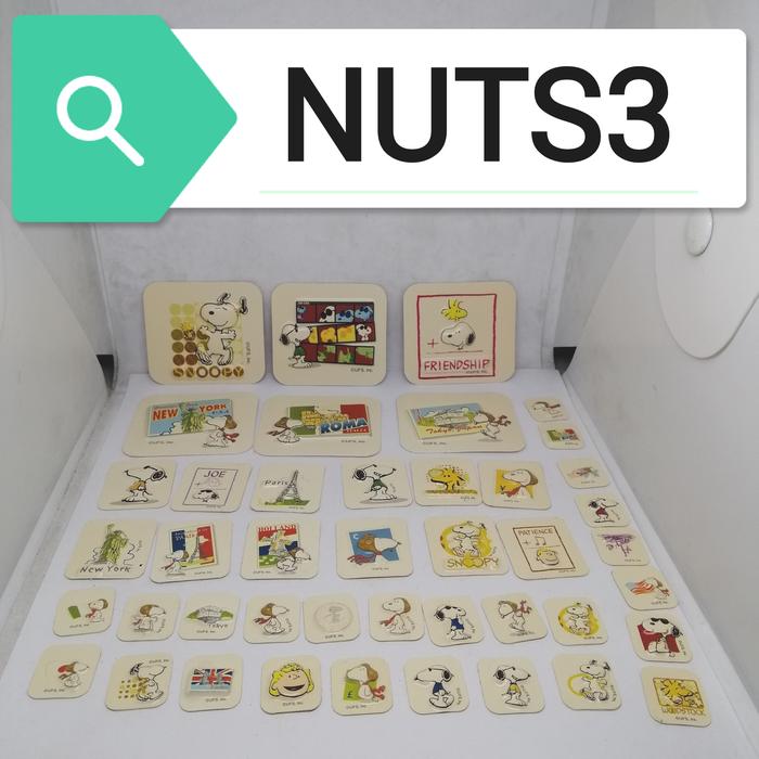Gambar Peanuts Raised Relief Stickers - NUTS3 dari W Enterprise undefined Tokopedia