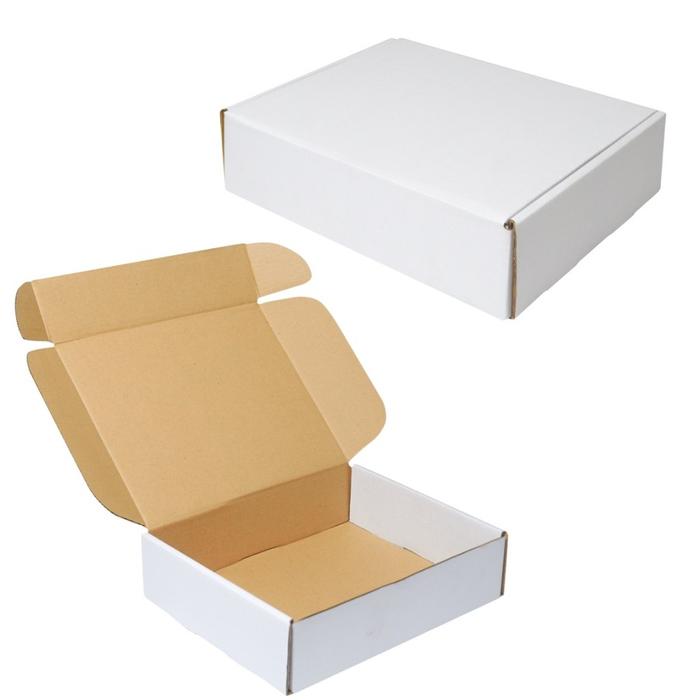 Gambar box hampers polos kotak kado baju packaging giftbox ukuran 33x25x7 cm - Putih dari ArjunaBox undefined Tokopedia