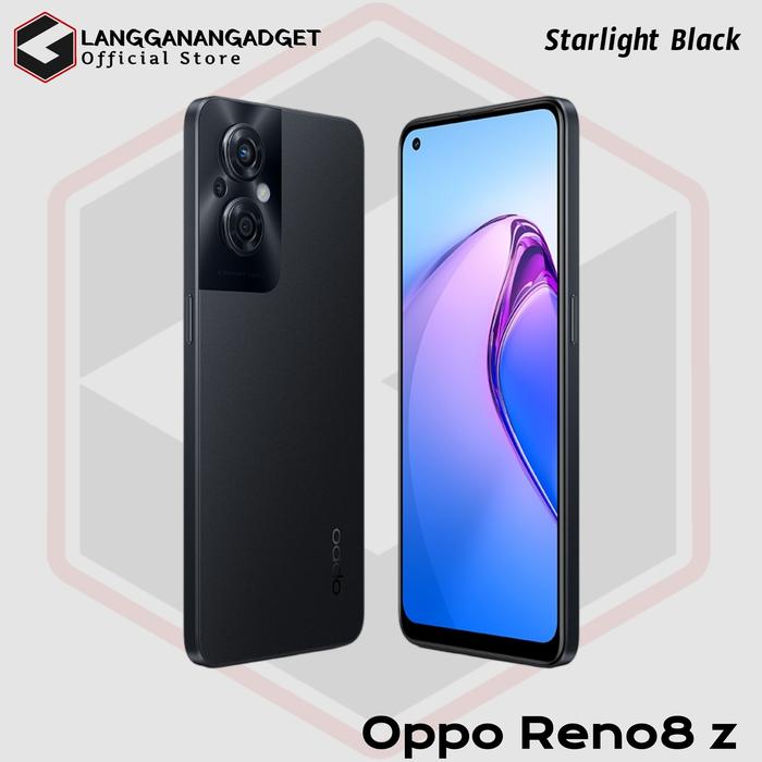 Gambar Oppo Reno 8 z 5g 8/256 Termurah • Garansi Resmi Oppo Indonesia • - Starlight Black dari LanggananGadget undefined Tokopedia