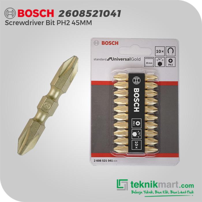 Gambar Bosch Double Ended Screwdriver Bit / Mata Obeng PH2 45/65/110MM - 45 MM dari Teknikmart undefined Tokopedia