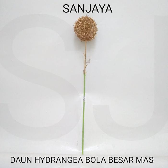 Gambar (P1) Daun Artificial / Daun Gold / Daun Hias / Daun Plastik / Daun Mas - HYDR BOLA BESAR dari HASANSCOM undefined Tokopedia