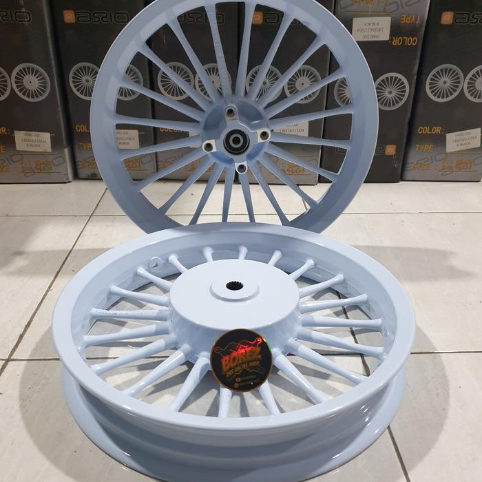 Gambar Velg racing AXIO Velg Yamaha Xeon 125 model palang 20 Dtone - Putih dari DBSonlineshop undefined Tokopedia