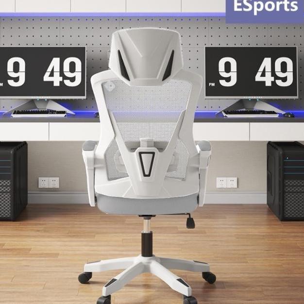 Gambar Ready!!! Kursi Kantor Minimalis Korean Style / Kursi Kerja / Kursi - 818 GRAY dari Usaha Istiqamah undefined Tokopedia