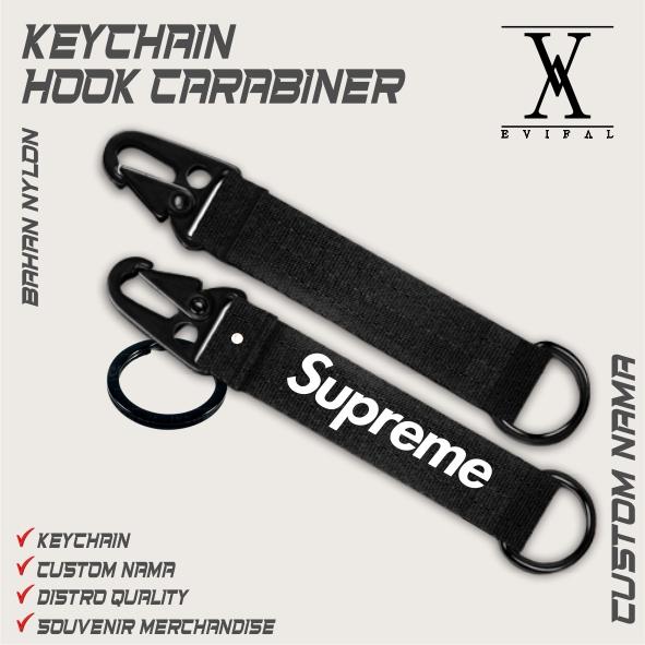 Gambar GANTUNGAN KUNCI -KEYCHAIN SEPEDA MOTOR PREMIUM - AKSESORIS SUPREME - Hitam, polos dari Evifal_NEW undefined Tokopedia
