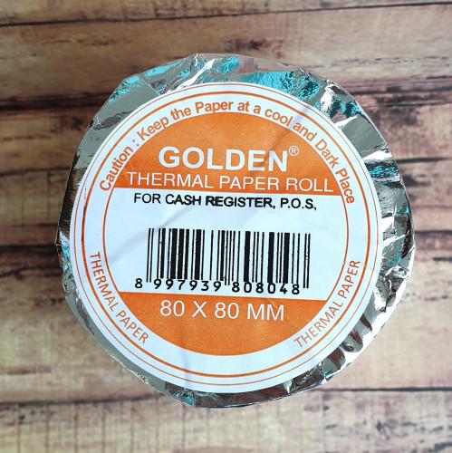 Gambar GOLDEN KERTAS THERMAL 80x80 MM PRINTER KASIR EPSON TMT82 | 80 x 80 MM dari BIGBOS BARCODE OFFICIAL undefined Tokopedia