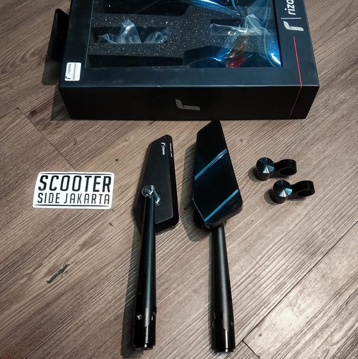 Gambar Spion Rizoma Circuit 744 Universal Vespa Lx S Primavera Sprint GTS - Hitam dari Scooter Side Djakarta undefined Tokopedia