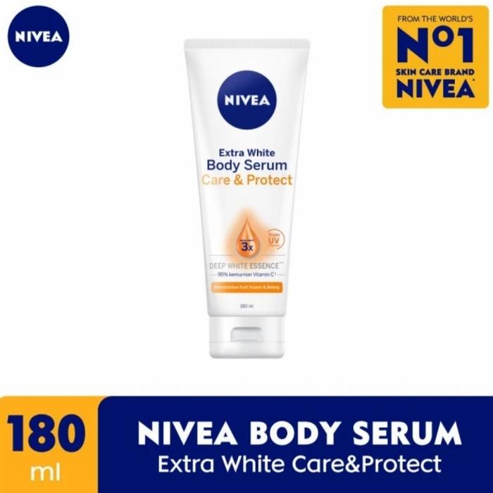 Gambar NIVEA Body Serum Care Protect Radiance Smooth 180ml Brightening Lotion - Care&Protect dari Yogieyo undefined Tokopedia