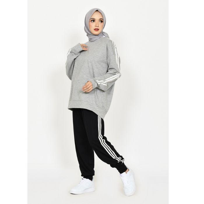 Gambar ONESET Training Olahraga FIT XXL LEZAHRASIGNATURE SET Sporty Joana - GREY-BLACK, M dari LEZAHRASIGNATURE undefined Tokopedia