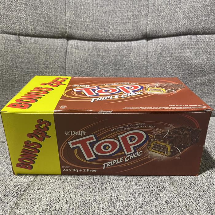 Gambar Wafer Top Isi 24 - Triple Choc, 1 pak dari Toko Mega Baru Snack undefined Tokopedia