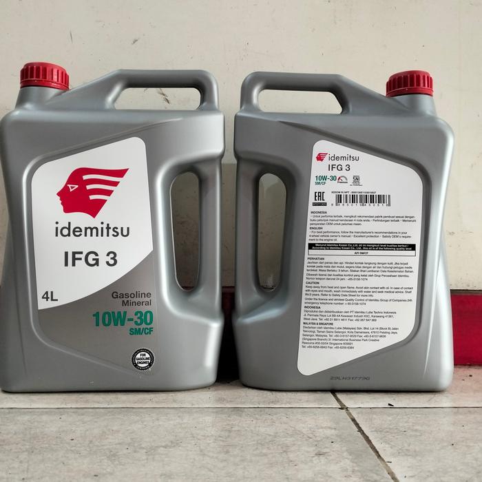 Gambar Oli Mobil Idemitsu SM/CF 10W-30 Kemasan 4 Liter dari Prime Oli undefined Tokopedia