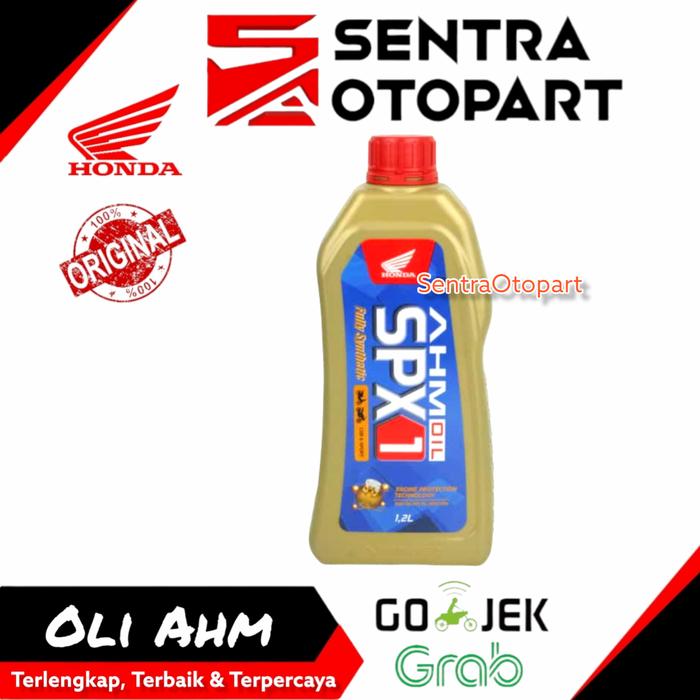 Gambar Oli ahm spx1 spx 1 1200 ml 1.2 liter dari sentraotopart undefined Tokopedia