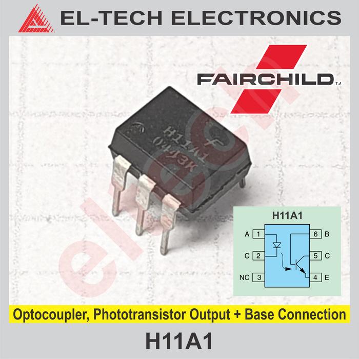 Gambar H11AA1 H 11AA1 H11 AA1 H11A A1 Optocoupler - H11A1 dari ELTECH online undefined Tokopedia