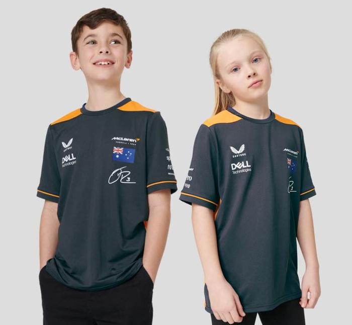 Gambar Mclaren Daniel Ricciardo T-Shirt Formula 1 - TJ0810 (JUNIOR) - Papaya/Phantom, S dari kimkom store undefined Tokopedia