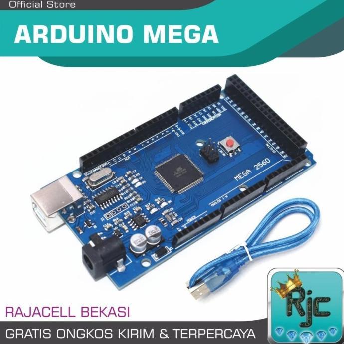 Gambar Arduinoo Mega 2560 Mega2560 R3 Ch340 Atmega2560 |El - MEGA+KABEL dari Enjie Lapak undefined Tokopedia