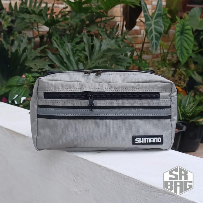 Gambar Tas Sepeda Depan Tas Setang Sepeda Tas Handlebar - Abu-abu dari SR Bag Custom undefined Tokopedia