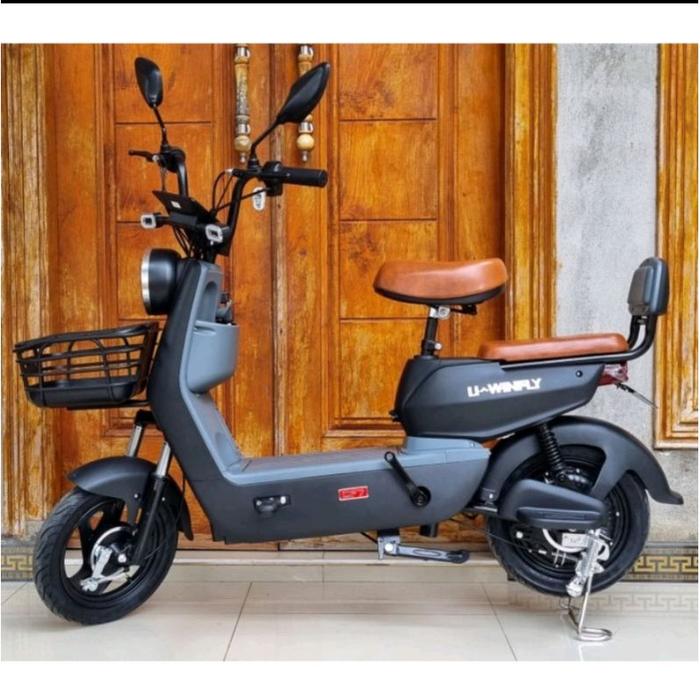 Gambar sepeda listrik uwinfly df7 dragonfly 7 - Hitam dari R.A pride undefined Tokopedia