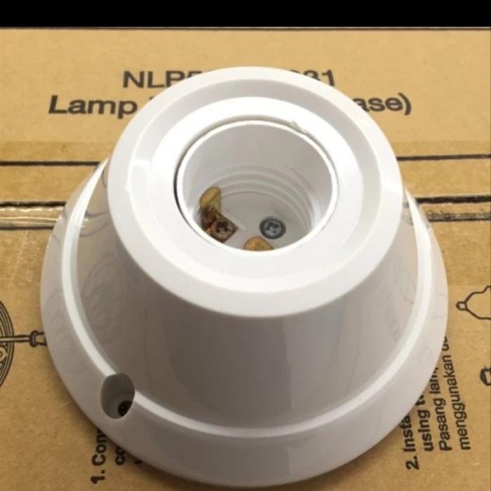 Gambar fiting plafon fitting lampu panasonic rumah lampu housing lampu - FITING BULAT dari wewe electric undefined Tokopedia