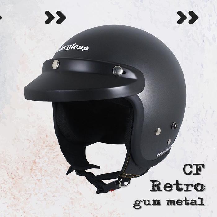 Gambar helm cargloss - Abu-abu, M dari amanah helm_NEW undefined Tokopedia