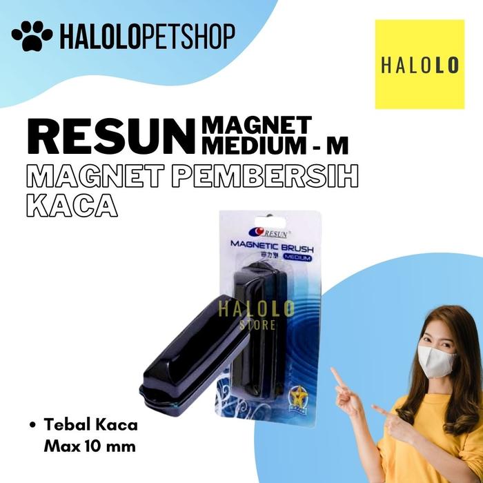 Gambar RESUN Magnetic Brush Magnet Pembersih Kaca Aquarium Size M / L - M dari Halolo Store undefined Tokopedia