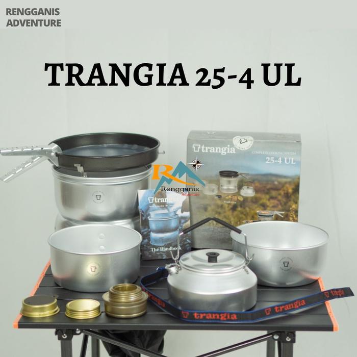 Gambar KOMPOR CAMPING TRANGIA 25 - 4 UL COOKINGSET ORIGINAL SWEDIA COOKWARE - TRANGIA 25-4UL dari RengganisAdventure undefined Tokopedia