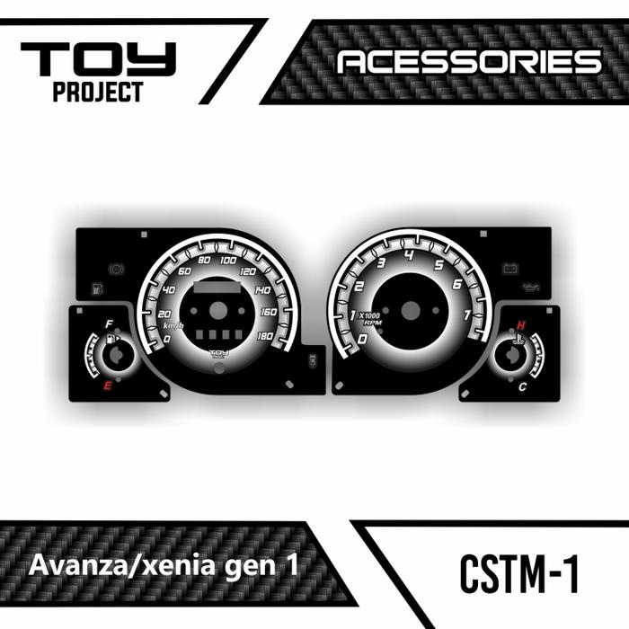 Gambar custom panel speedometer avanza xenia gen 1 - Putih dari karya stiker undefined Tokopedia