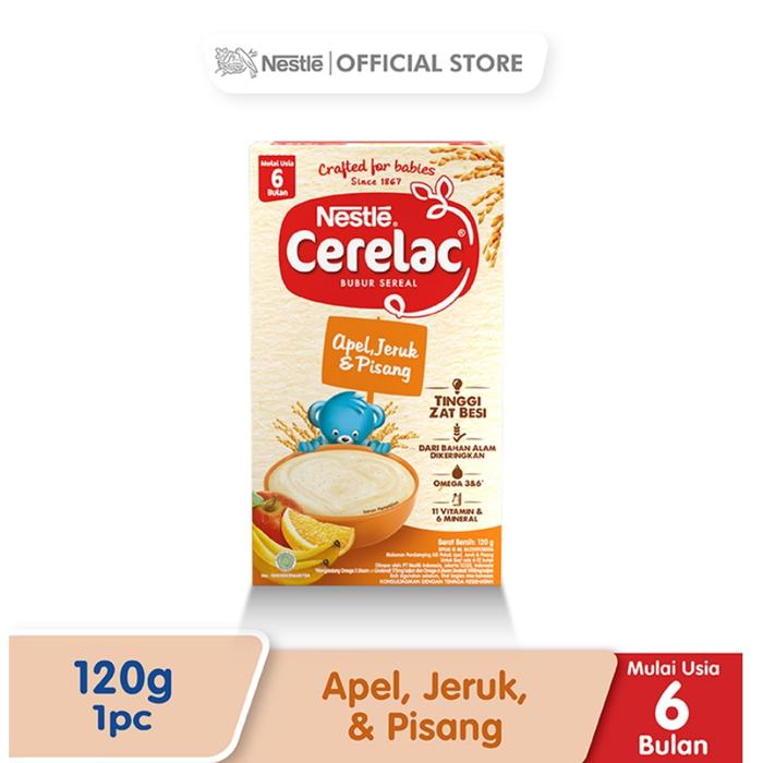 Gambar Nestle Cerelac Bubur Bayi Instan Apel, Jeruk & Pisang 120 g dari Unlimited Wants undefined Tokopedia
