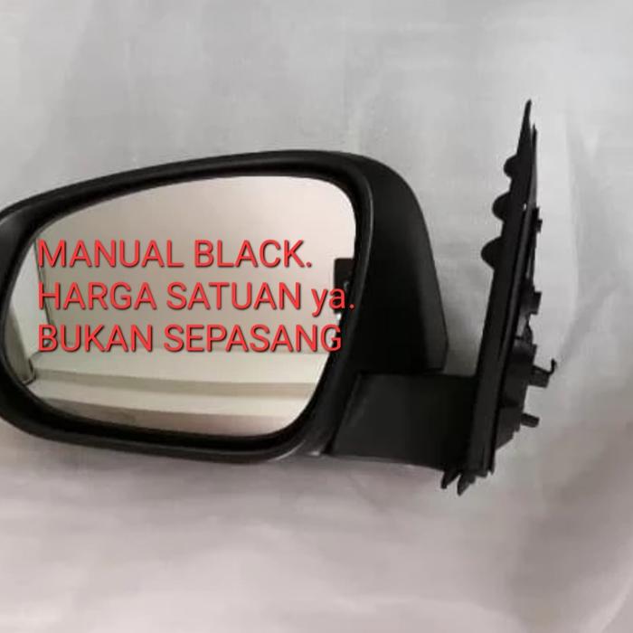 Gambar HILUX REVO 1 pc 2016 2017 2018 2019 MIRROR KACA SPION MANUAL BLACK - KIRI dari ADP AUTOMOTIVE LIGHTS undefined Tokopedia