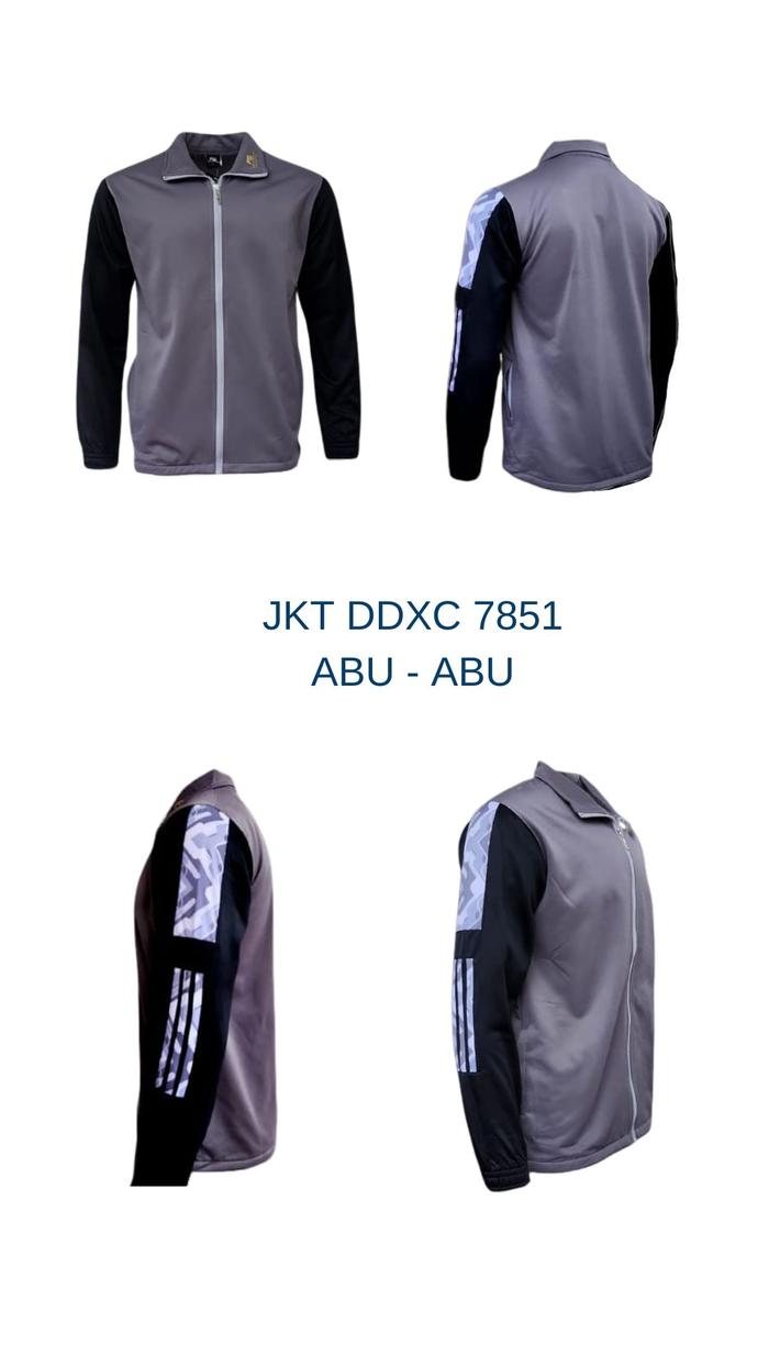 Gambar Jaket Training Olahraga Frasser Exclusive DDXC 7851 All Varian Sale Hv - Abu-abu, XXL dari Frasserstore undefined Tokopedia