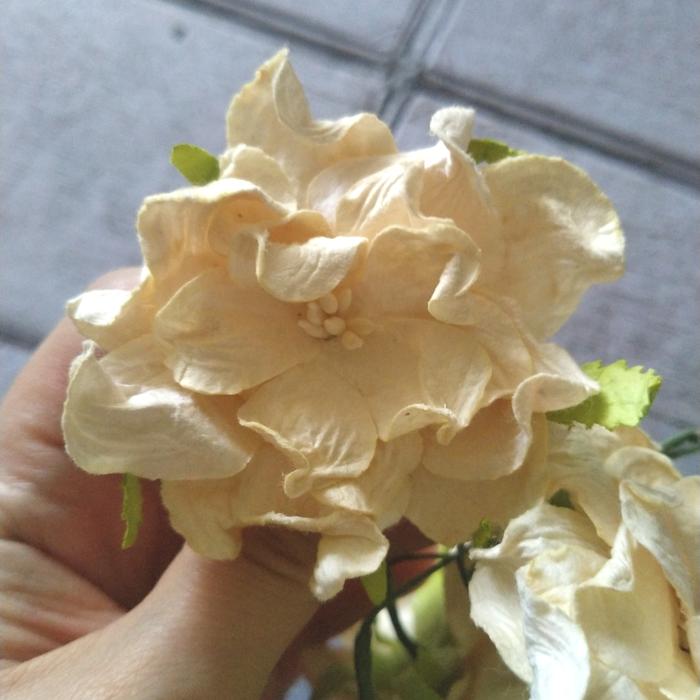 Gambar Bunga Kertas Bangkok Orchid Big Anggrek Besar paper flower Mahar kraft - ivory dari Dunia Pita undefined Tokopedia