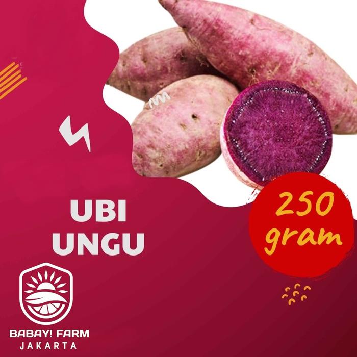 Gambar ubi ungu ketela 250 500 gr / 1 kg - 250 gr dari Babay! Farm Jakarta undefined Tokopedia