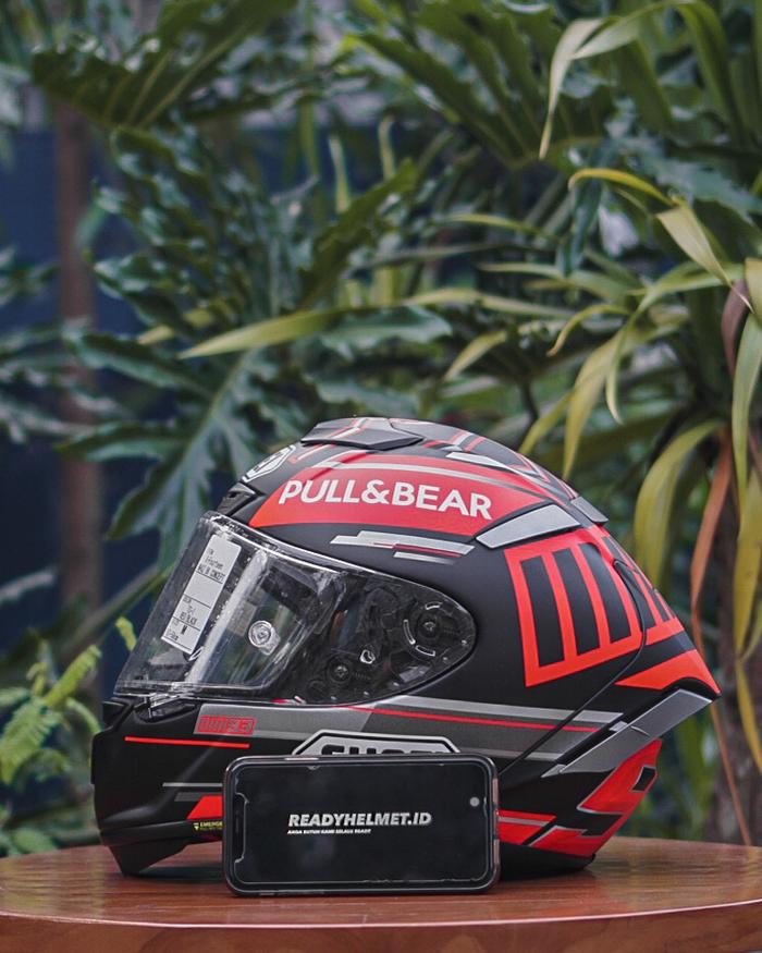 SHOEI X-14 Marquez Black Concept TC-1 セキュリティ・セーフティ