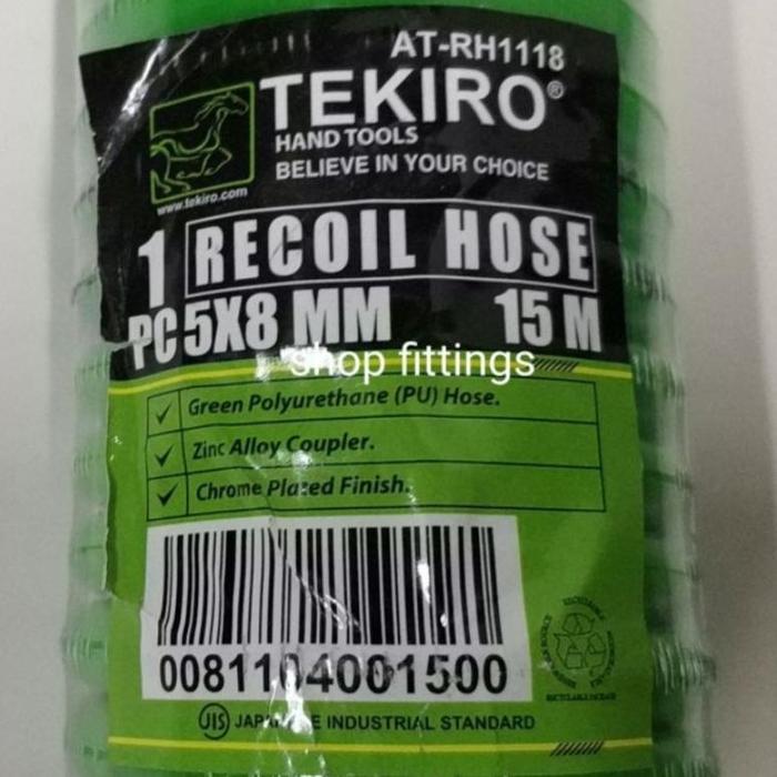 Gambar Recoil Air Hose Compressor Japan Style Selang Spiral Kompresor Angin - Green 15 meter dari AWT Store12 undefined Tokopedia