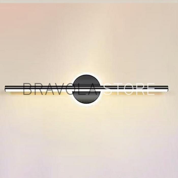 Gambar Lampu wastafel LED hias kaca rias dekorasi ruang kamar mandi bar 5716 - Hitam, L.40 dari Bravola undefined Tokopedia