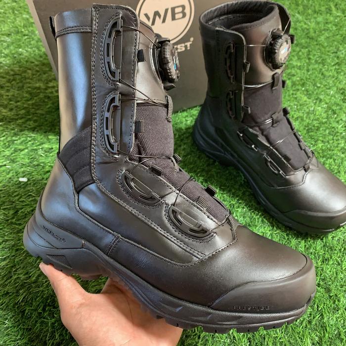 Gambar Terbaru sepatu pdl tali putar boa full kulit merk webest kulit asli - Hitam, 38 dari VanumStore undefined Tokopedia