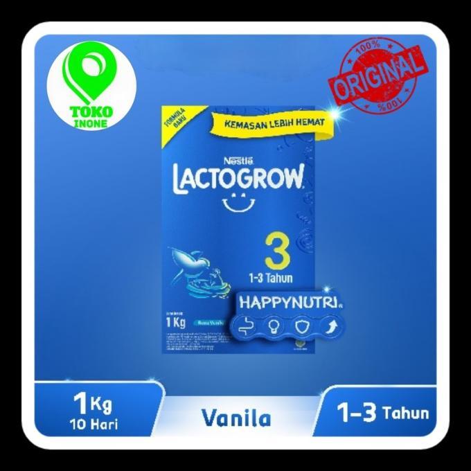 Gambar Ready!! Lactogrow 3 Susu Pertumbuhan Vanila / Madu 1-3 Tahun 1Kg - Vanila dari Fitri_Putri undefined 4 Tokopedia